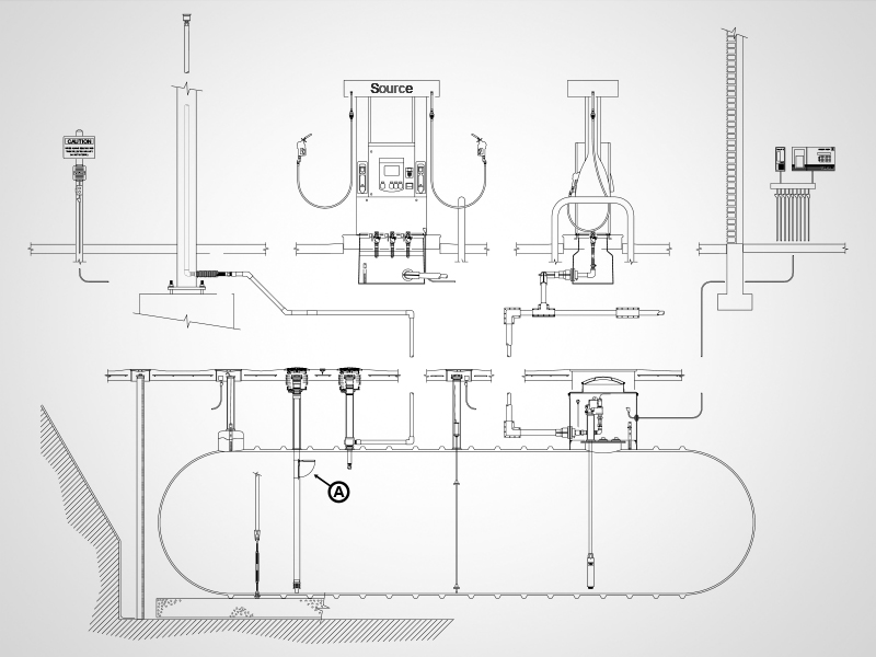 Diagram: Underground Gas Storage Tank